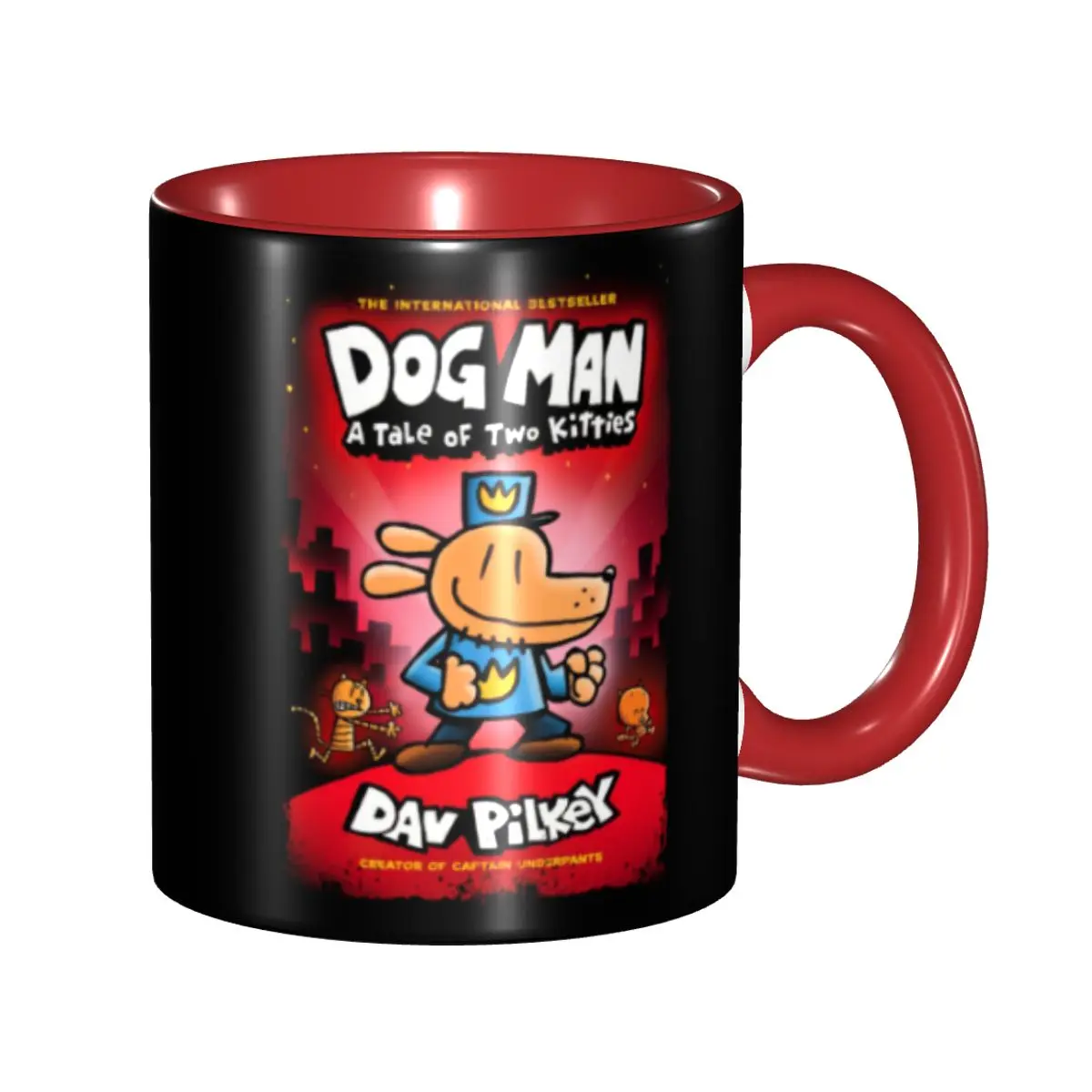 Dogs Man Comic Movie Mugs Customized Ceramic Coffee Mug Cup Creative Gift