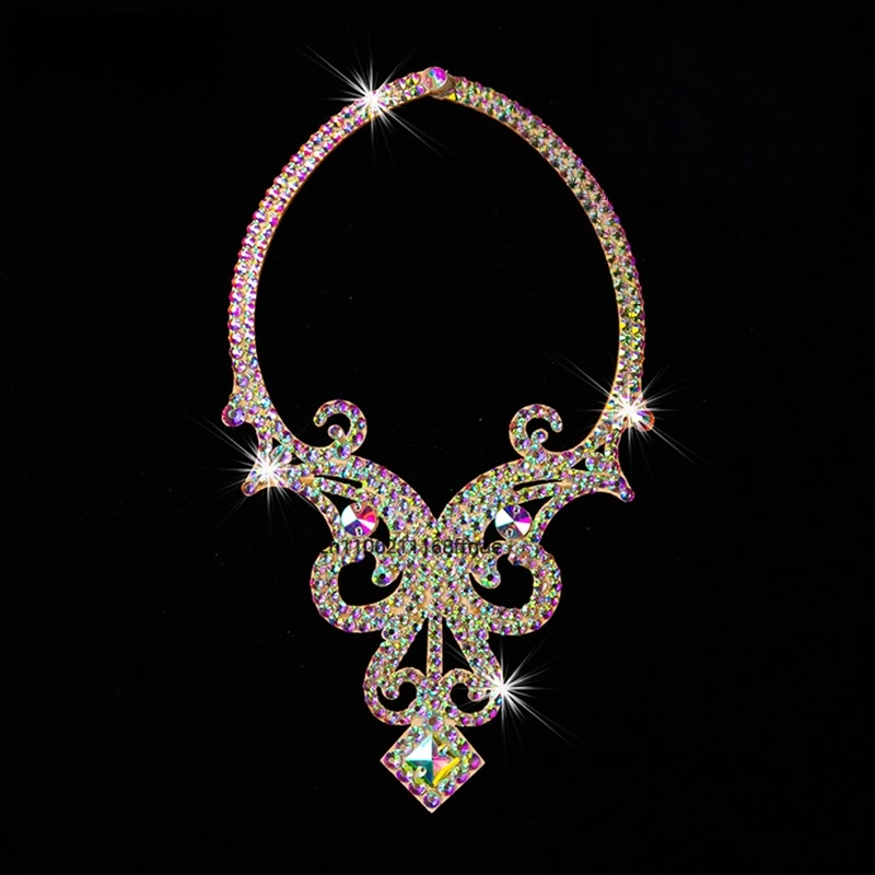 جديد الرقص الشرقي قلادة اليدوية الساخن حفر الرقص الشرقي مرحلة الأداء الملحقات المنافسة أداء الملحقات