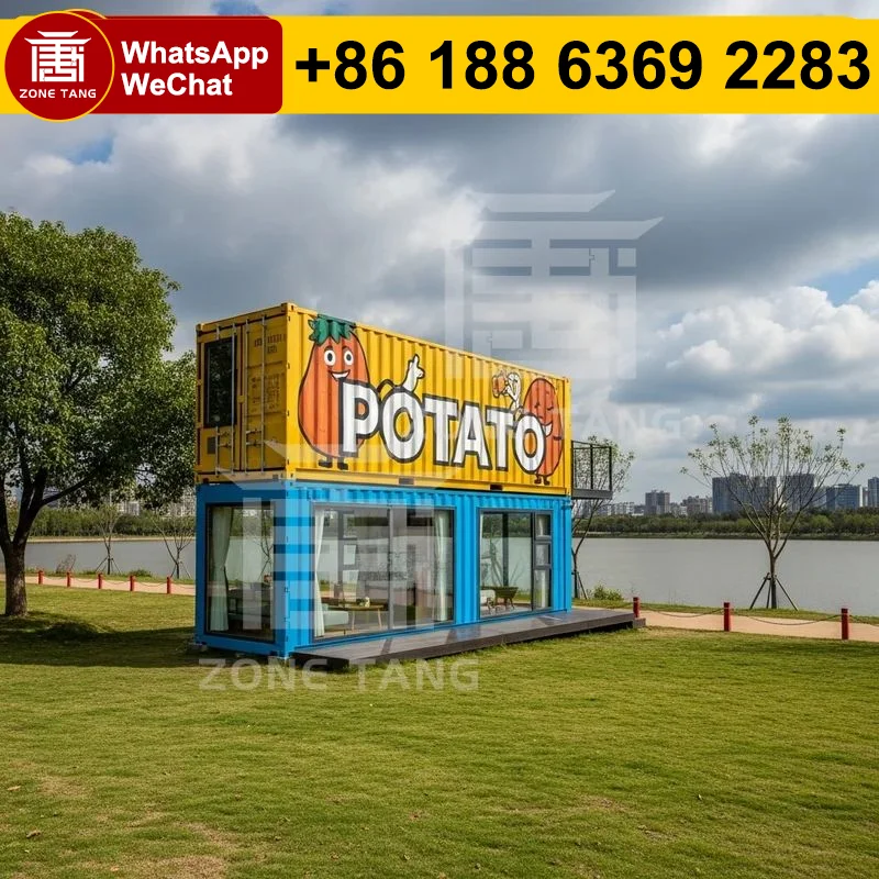 

Luxury Prefabricated House 20ft Container Modular Fabricated Creative Home Pre Manufactured Homes Eco-Friendliness Mobile Prefab