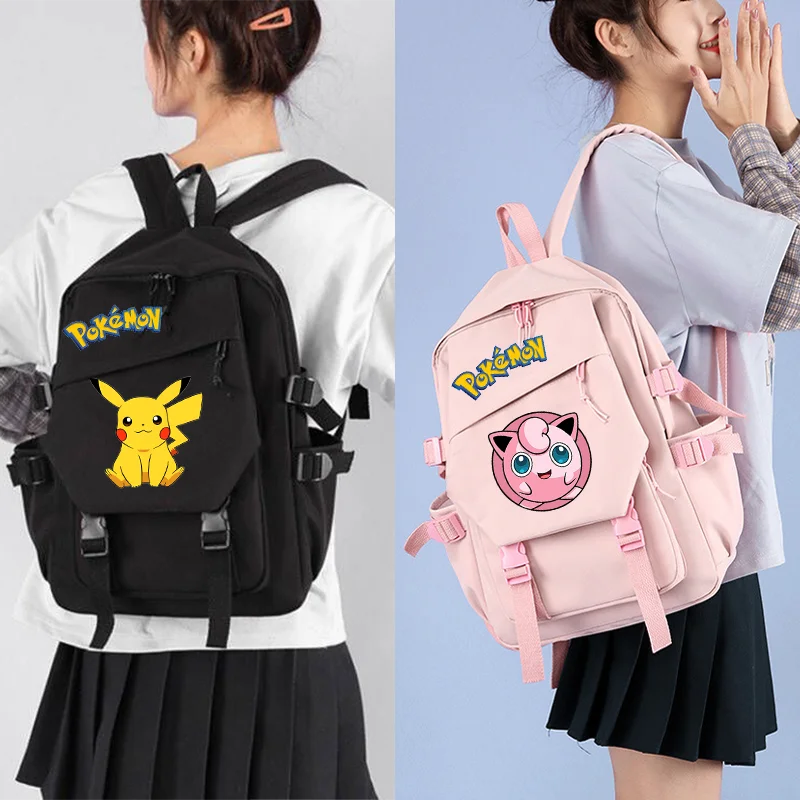 cute-cartoon-backpack-simple-schoolbag-poke-mon-large-capacity-commute-laptop-bag-fashion-casual-bags-back-to-school-gift
