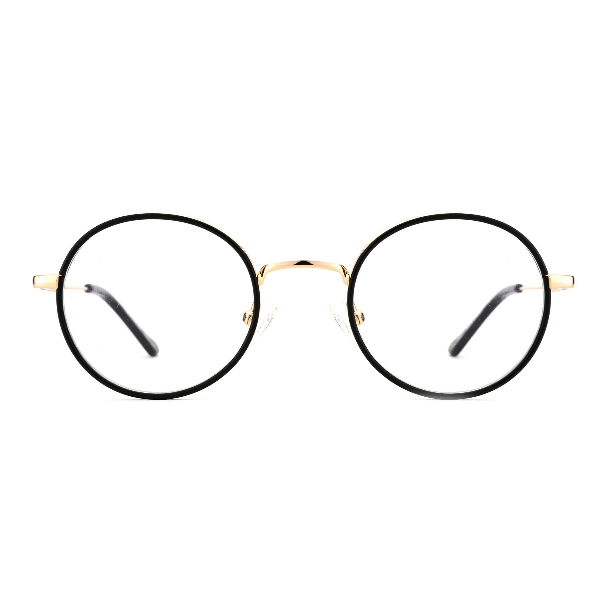 AIR EIGHT Metall-Rundbrille für Männer und Frauen, blaues Licht, Myopie, optische Brille, progressive photochrome Brille – Detail 10
