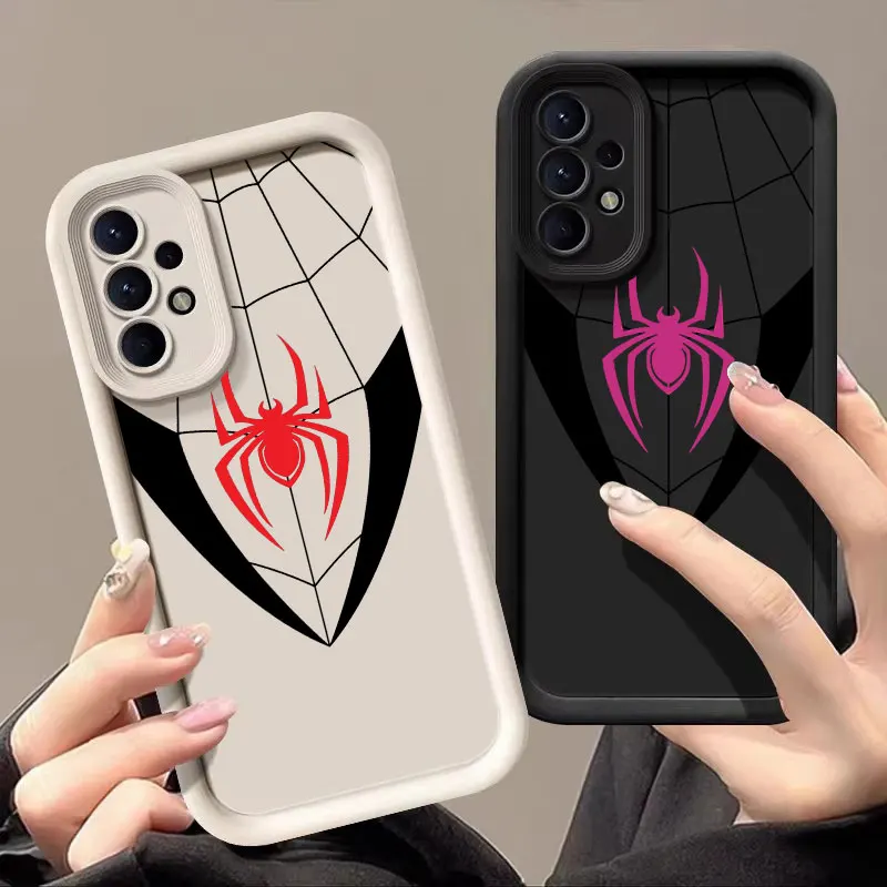Marvel Spiderman Venom Manga Case For Samsung Galaxy A57 A56 5G A37 A36 A17 A07 A26 A16 A06 A55 A52 A14 A73 A34 Protective Cover