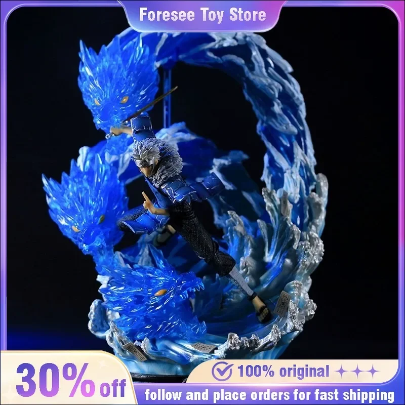 43cm NARUTO Senju Tobirama Animation Peripherals Model Separation Can Emit Light Figure Collection Decoration Cool Gift Boy Toy