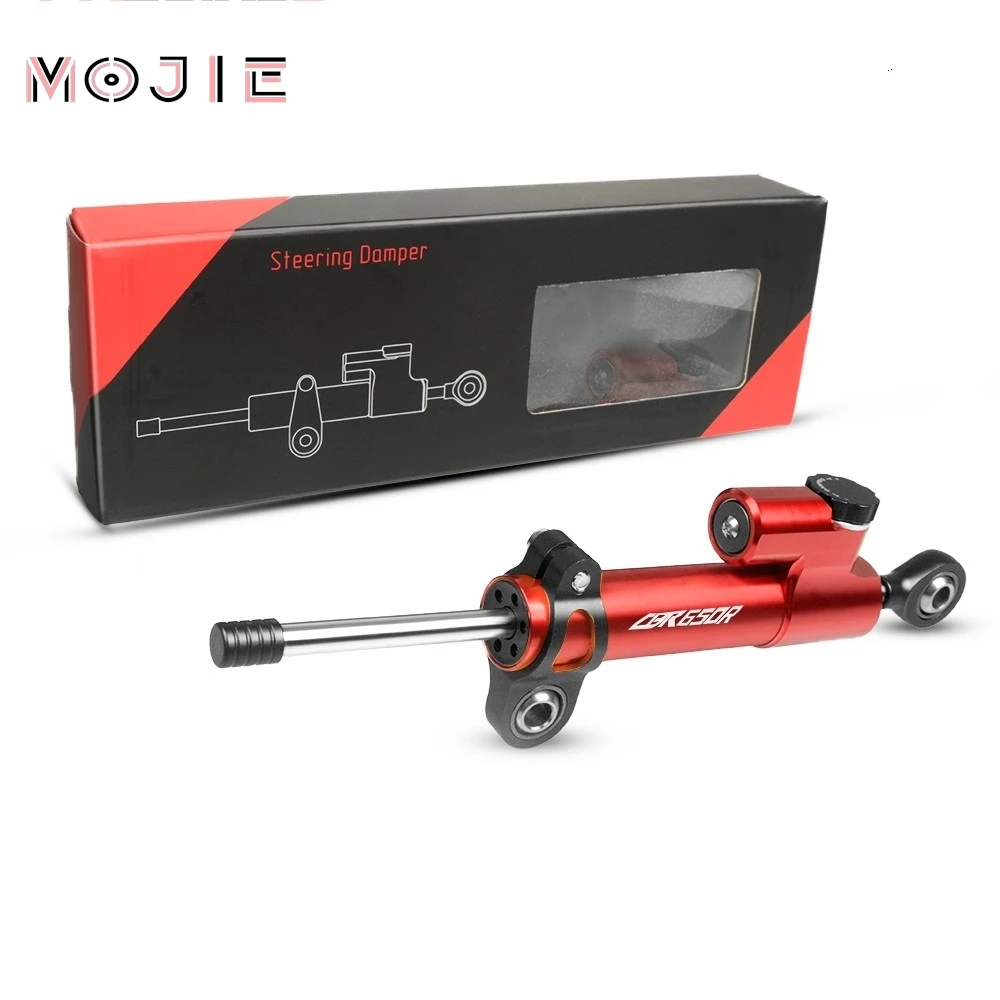 For HONDA CBR 650R CBR650R 2019 2020 2021 2022 CNC Motorcycle Steering Damper Stabilizer Linear Reversed Safety Control Over