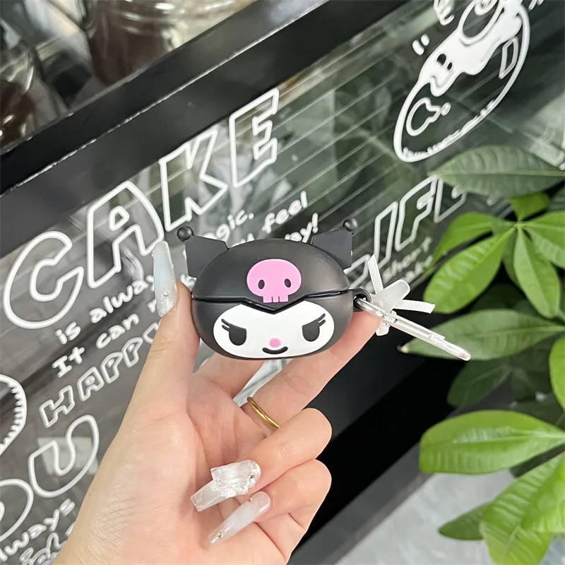 Sanrio For Samsung Galaxy FE Case,Kuromi Cinnamoroll Earphone Silicone Cover For Samsung Galaxy Buds Live/Pro/2 Case