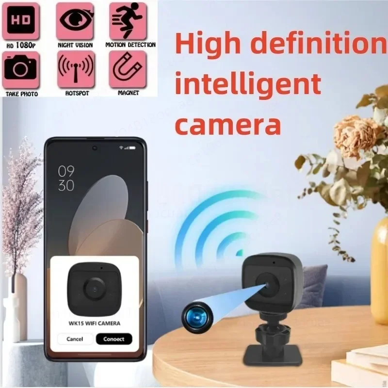 

Mini Wifi 1080p HD Camera Smart Home Remote Monitor Security Night Vision Video Recorder Motion Detection Micro Camcorder Magnet