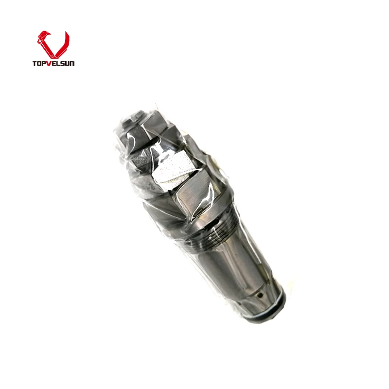 PC200-1 Excavator Main Control Valve 700-90-51001 Hydraulic Relief Valve view 5
