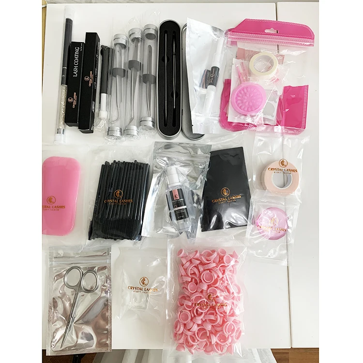 False Eyelashes training Practice Exercise Kit Makeup Mannequin Head Set private label Graft individual eyelash extension kits