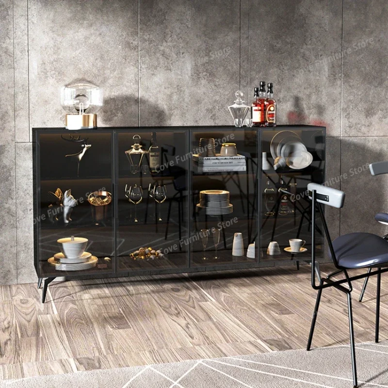 

Aesthetic Wine Display Cabinets Storage Glass Organizer Corner Cabinets Home Showcase Armoires Salon Vitrina Lounge Furniture