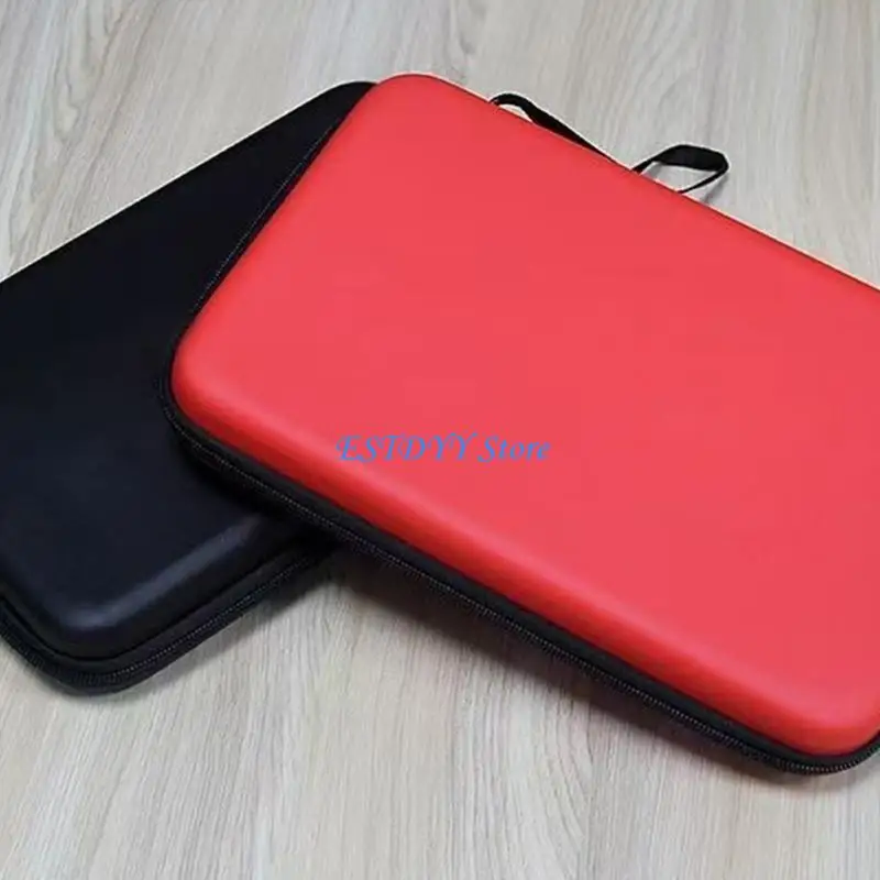 G6DE Light weights Pingpong Paddle Bag Waterproofs Case Portable Hard Table Tennis Rackets Bag Square Zippers Handbag
