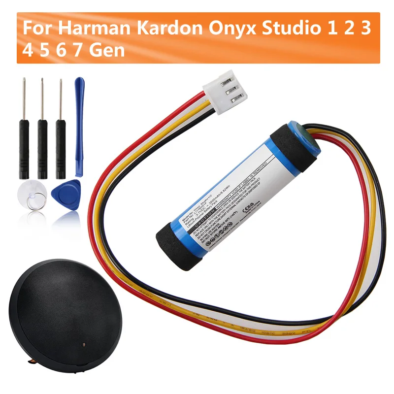 New Battery For Harman Kardon Onyx Studio 1 2 3 4 5 6 7 Gen Speaker Rechargeable Batteries