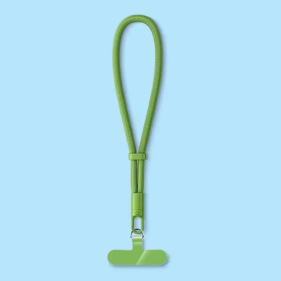 Universelles, verstellbares Handy-Lanyard, kurzes Handgelenkband mit selbstsicherndem Anti-Drop-Design, langlebiges Polyester-Telefonband