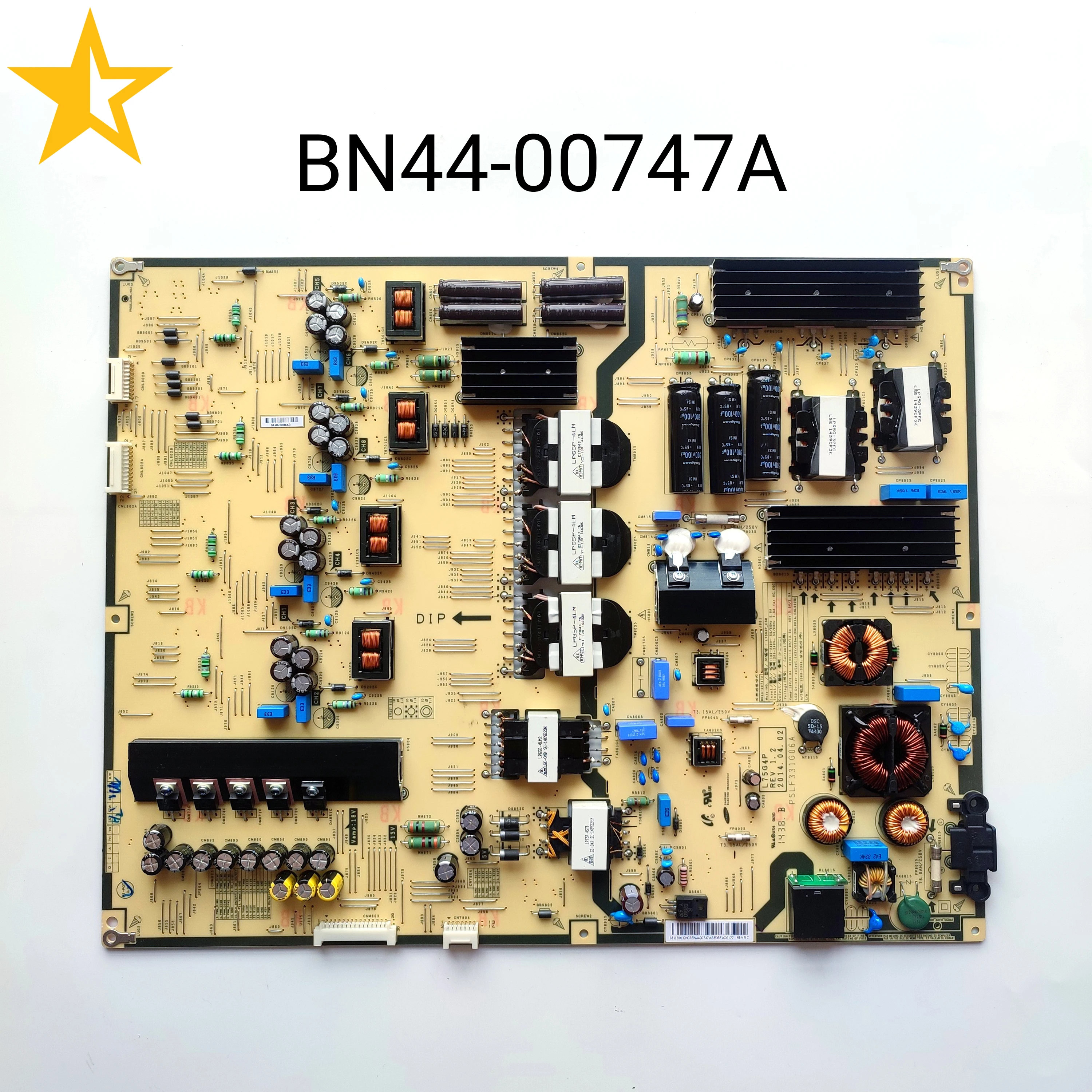 

Оригинальная плата питания BN44-00747A L75G4P REV 1,2 PSLF331G06A для UN75HU8500FXZA UN75HU8550FXZA UA75HU8500J, деталь телевизора