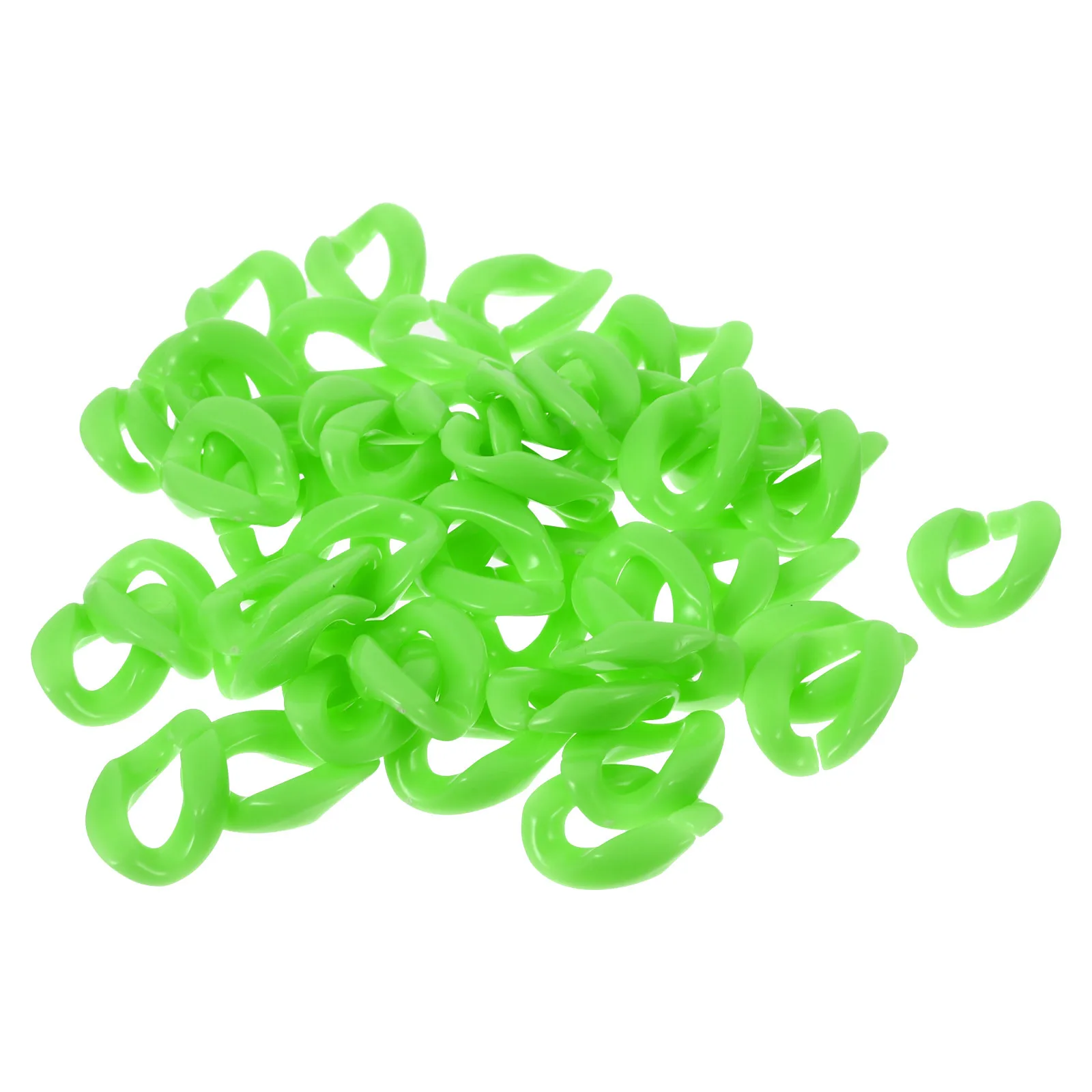 

150pcs Acrylic Ear Hook Connectors Diy Jewelry Making Accessories For Phone Chain Bracelet Keychain Craft Detachable Linking