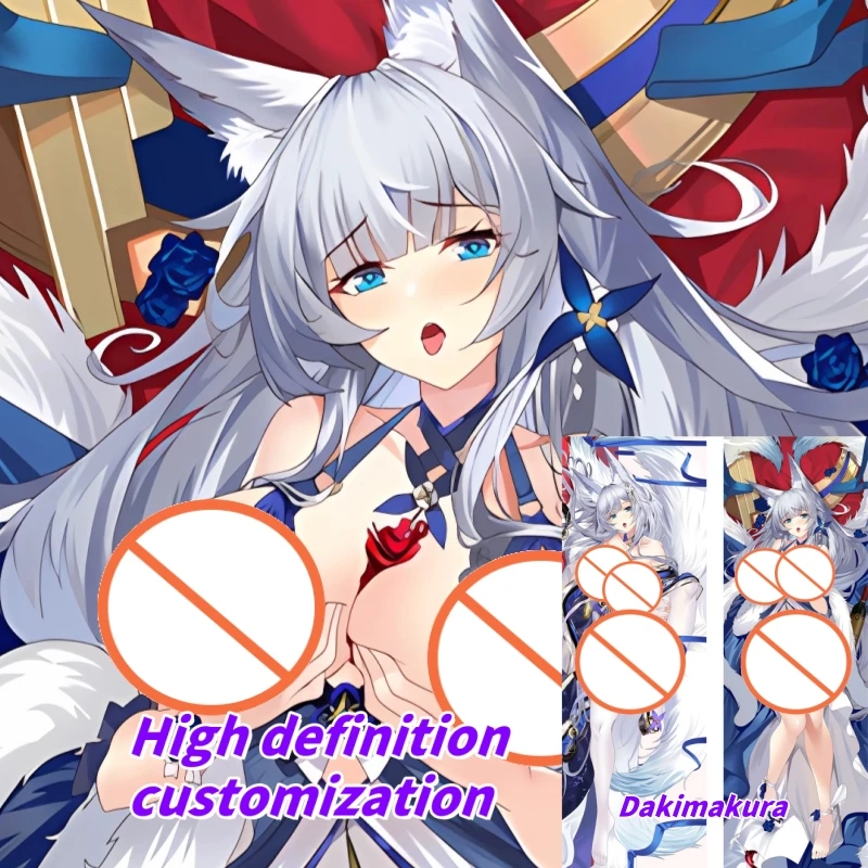

Dakimakura Anime Pillow Case Azur Lane Shinano Double-sided Print Of Life-size Body Pillowcase Gifts