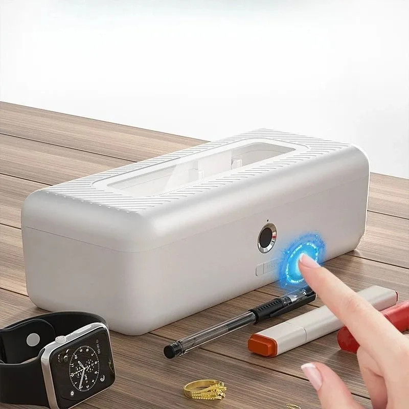 

Fingerprint Unlock Stationery Box Pencil Case Large Capacity Black Technology Storage Box Children's Password Lock Smart