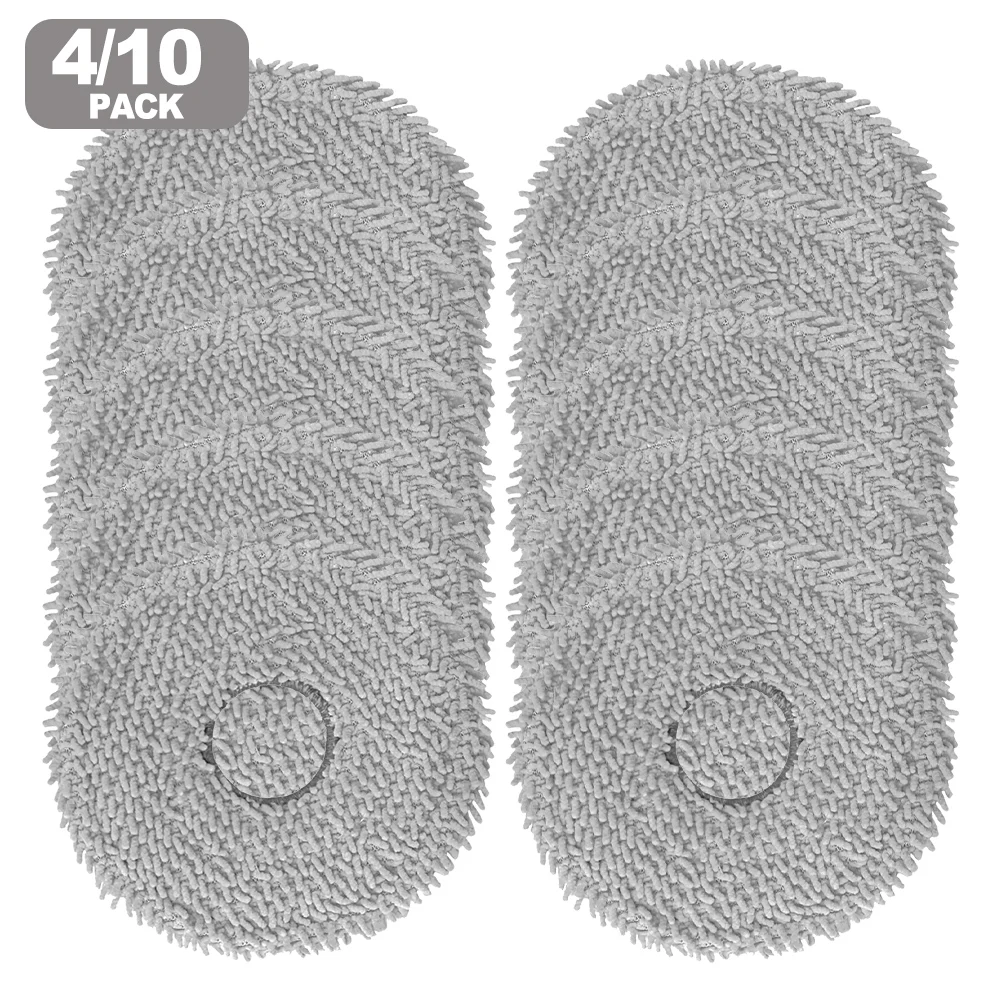4/10pcs Washable Reusable Mop Pads For DJI For ROMO S For ROMO A For ROMO P Replacement Floor Cleaning Cloth Kit