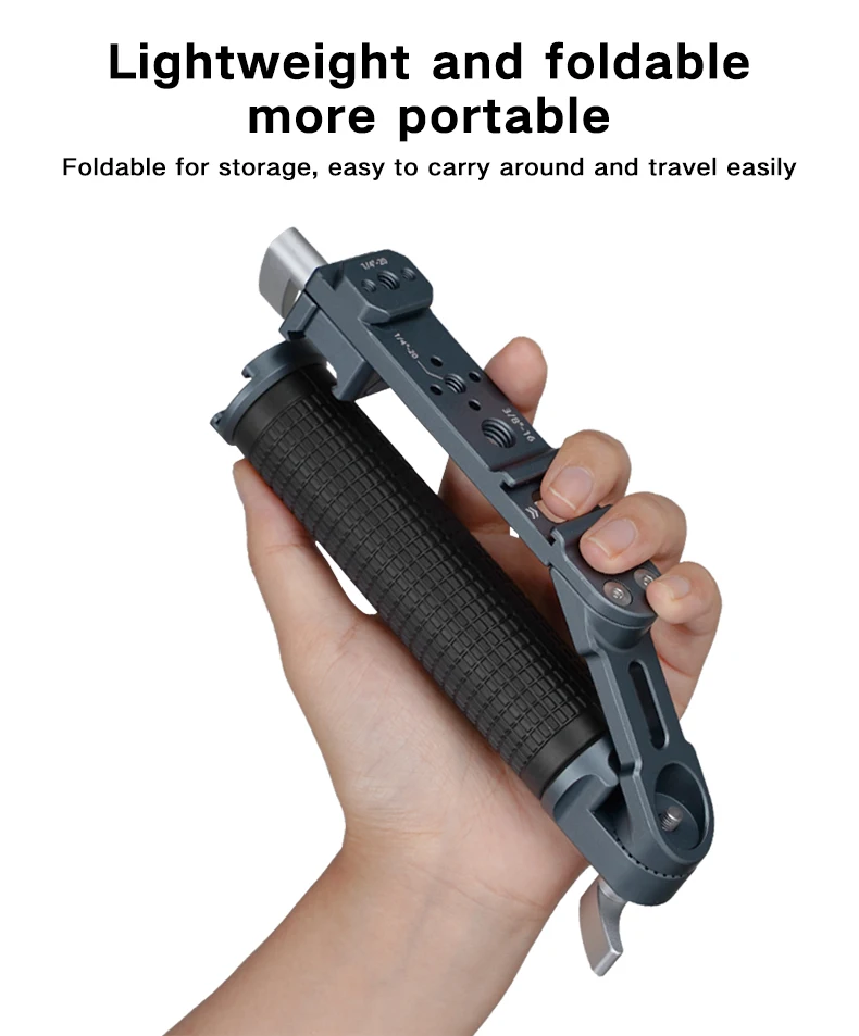 Universalgelenk-Sling-Griff mit NATO-Klemme, Kaltschuhhalterung für DJI RSC2/RS3/RS3 Mini/RS3 PRO/RS4/RS4 PRO Handstabilisator – Detail 4