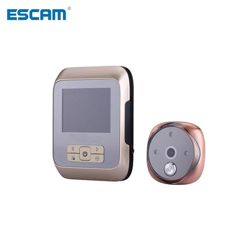3.0 นิ้ว 3M Cam, 300W หน้าจอสีประตู Bell, ไฟ LED, ออดอิเล็กทรอนิกส์, Door Viewer Peephole, กล้องประตู