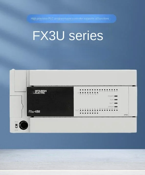 FX3U PLC 16MR/MT ES A 32 48 64 80 128M Programmable Controller