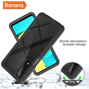 Bananq-Full Body Armour Schockdelie-Telefonhülle, Samt klarer Abdeckung, geeignet für LG G8, V50s, V60, Thinq, G8X, 360 12 Hauptverkäufe doppelte iPhone -Cover - №1