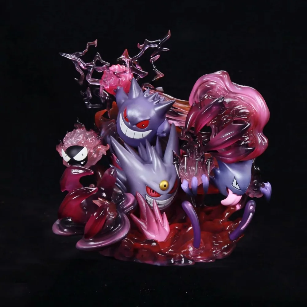 

Аниме-фигурка Покемон Генгар GK Family Evolution Group, коллекционная модель из ПВХ, игрушка, 29 см