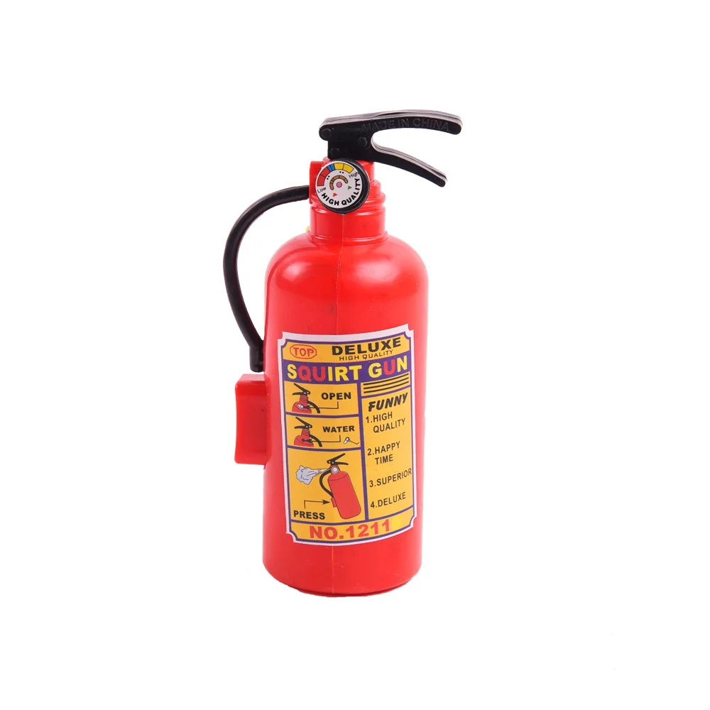 8/4Pcs Water Gun Toy Funny Mini Fire Extinguisher Novelty Whole Person Prank Water Gun Spray Water Beach Bath Swim Children Toys