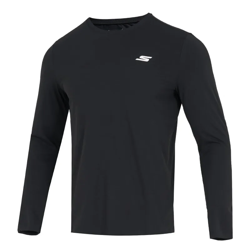 

Футболка Skechers с длинными рукавами, трикотажная мужская одежда для повседневного повседневного путешествия P225M287-03K8