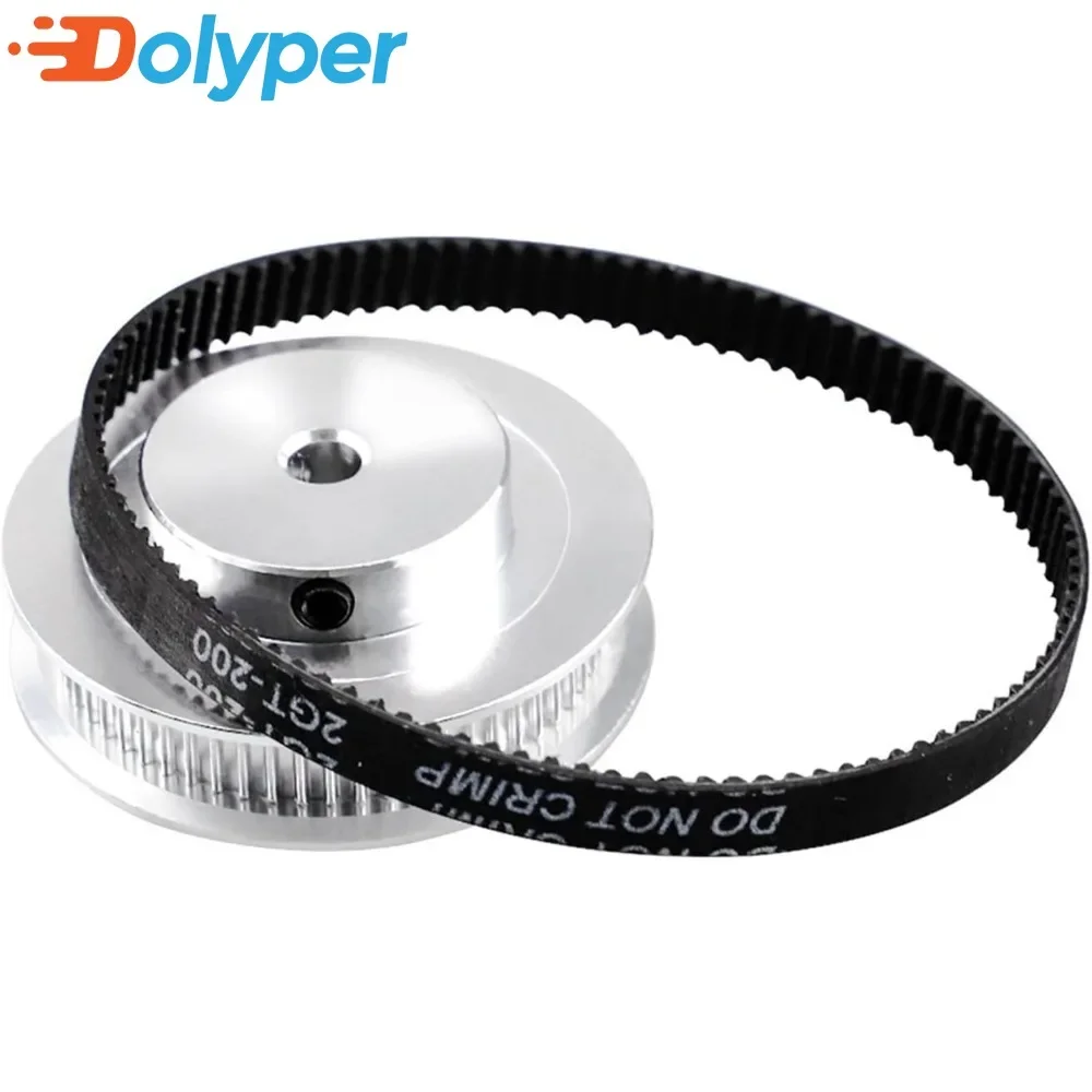 60T 20Teeth 2GT Pulley Belt Kit Belt Width 6mm Reduction 3:1 Bore 3~14mm 3D Printer Synchronous Wheels 2M GT2 Timing Pulley Set