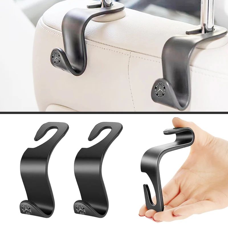 

Car Seat Hooks Rear Seat Storage Bracke Accessories For Mercedes Benz AMG GLK GLA A B C E Class C180 S200 S300 W176 W246 W205 GT