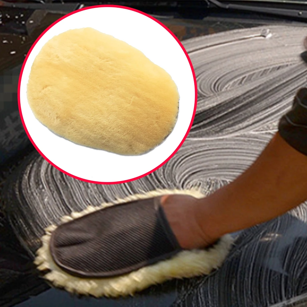 Car Motorcycle Washer Car Cleaning Glove Auto Plush Vehicle Wash Mitten Cloth Cleaning Polishing Mitt Brush Auto Detailing Tools
