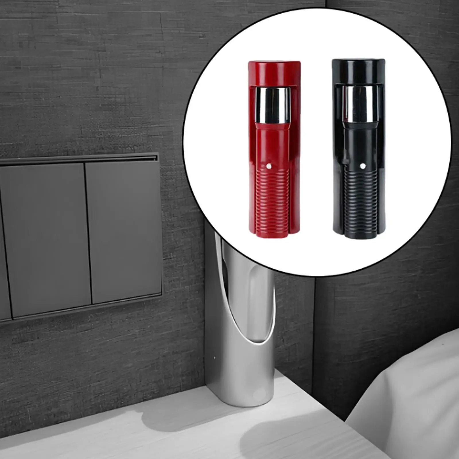 LED Flashlight Battery Powered 21 cm Lightweight Handheld Torch Light for Hotel Home Outdoor Fishing Camping Car Garage
