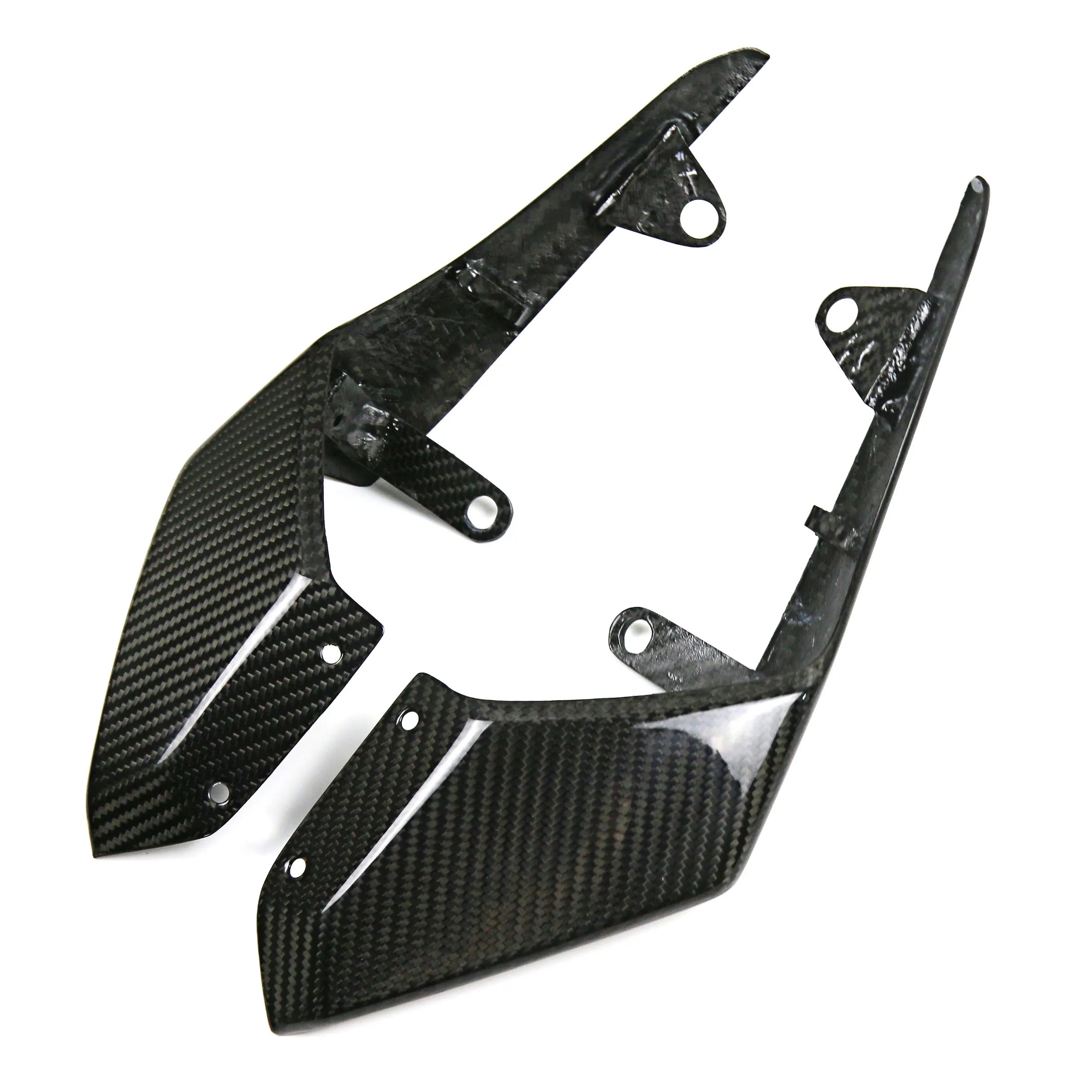 100% Dry Carbon Fiber Motorcycle Modified Fairing Radiator Fairings Panels For Yamaha MT07 MT-07 2018 2019 2020 2021