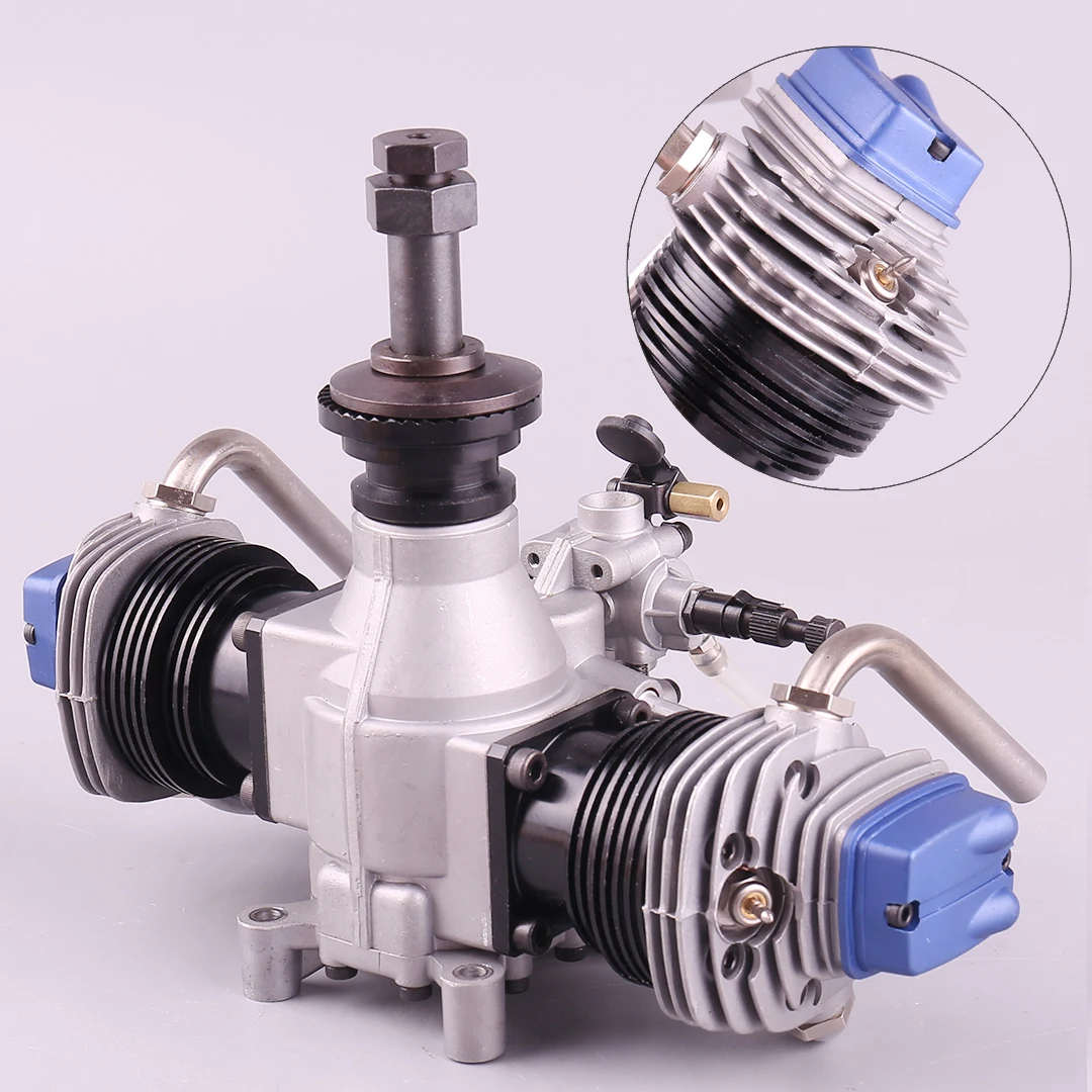 

ASP FT160AR Двухцилиндровый метаноловый двигатель, четырехтактный, 20 см, модель самолета с фиксированным крылом и дистанционным управлением с масляным питанием