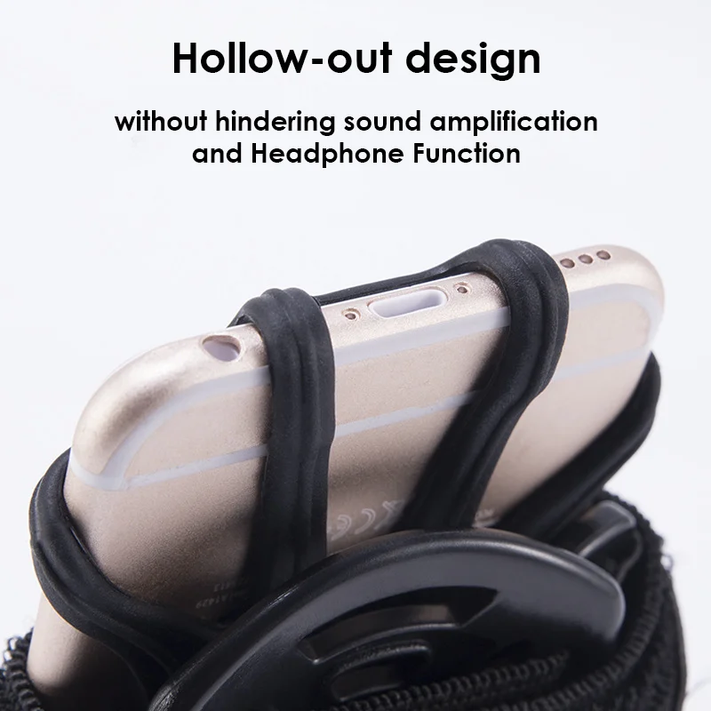 For Sport or Riding Smart Phone Wristband Bag Sport Fitness Cycling Armband Compatible with Android and other phones