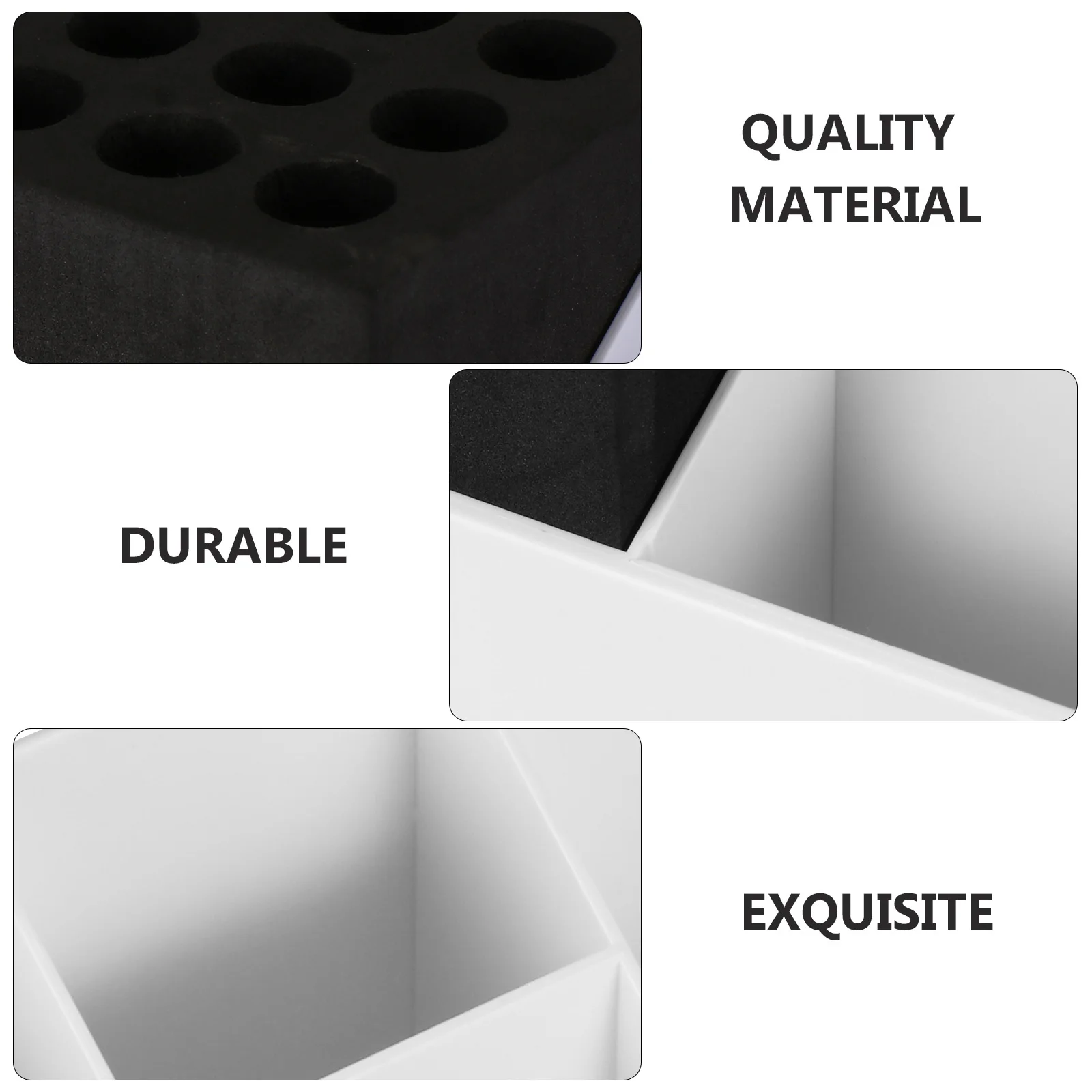 

Cosmetics Storage Box Makeup Organizer Brush Pen Holder Desk Accessories Container Desktop Organizer Box Pen