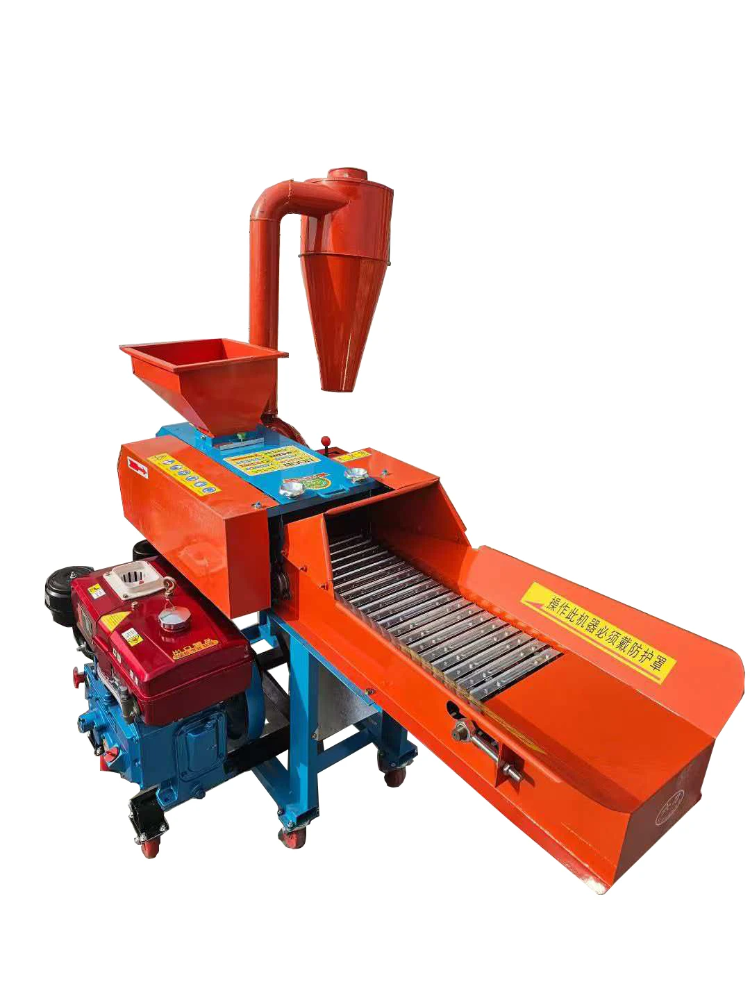 Cheap New Automatic Portable Forage Crop Corn Stalk Grass Chopper Diesel Engine Chaff Cutter 220V