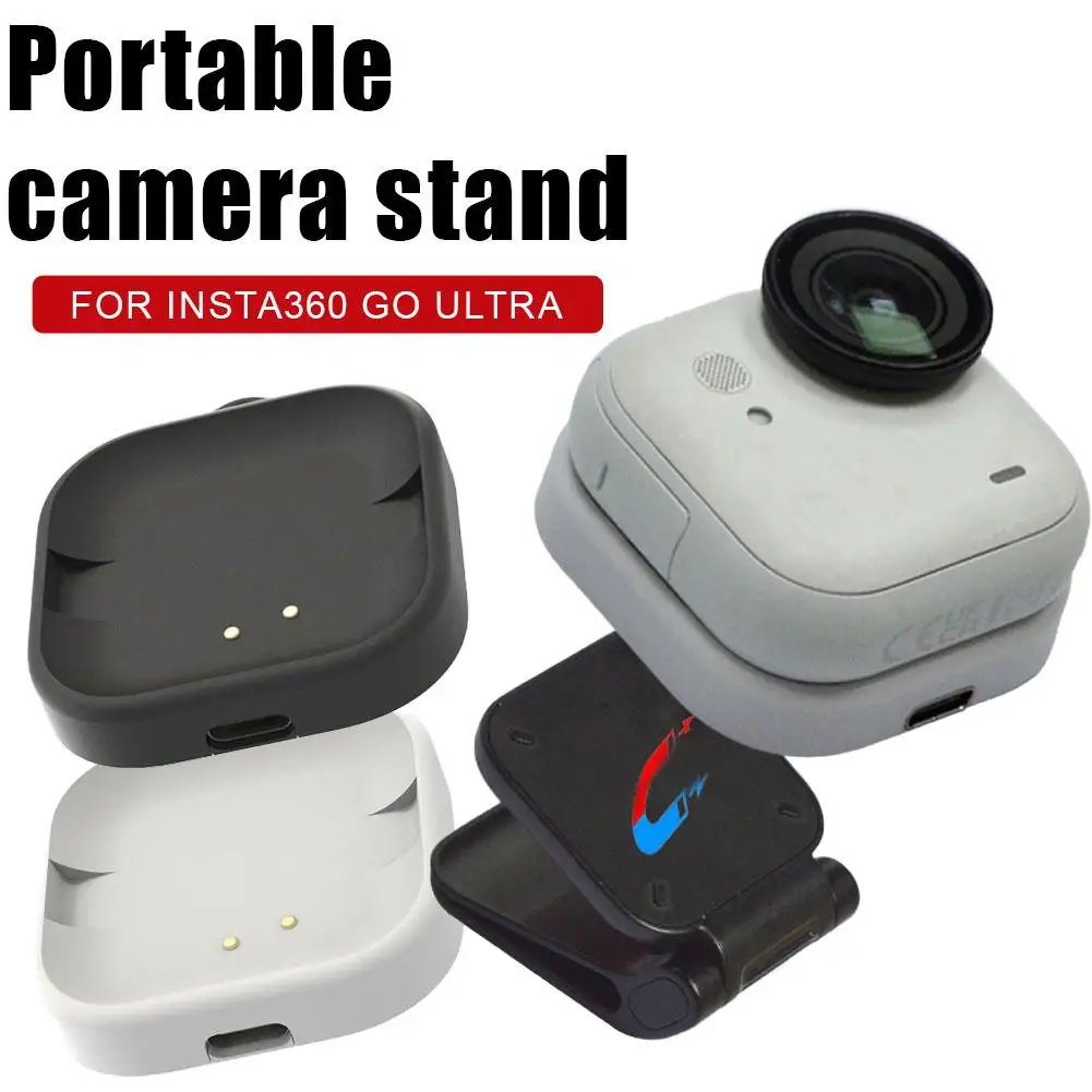 اختياري لقاعدة شحن الكاميرا Insta360 GO Ultra ملحقات الشحن الأصلية لكاميرا الحركة GO Ultra
