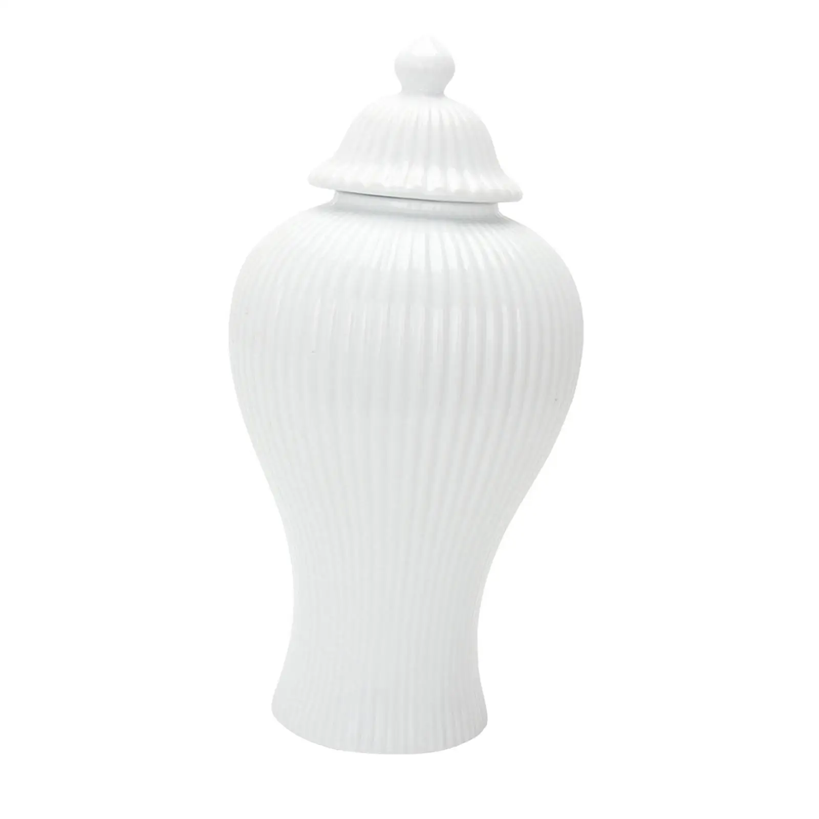 Ceramic Ginger Jar Decorative Jars with Lid Flower Vase Table Centerpiece for