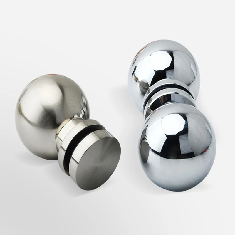 1 قطعة مقبض الباب الزجاجي الحمام غرفة الاستحمام مكتب مقبض الباب انزلاق خزانة عرض باب الحظيرة مقبض ثقب واحد