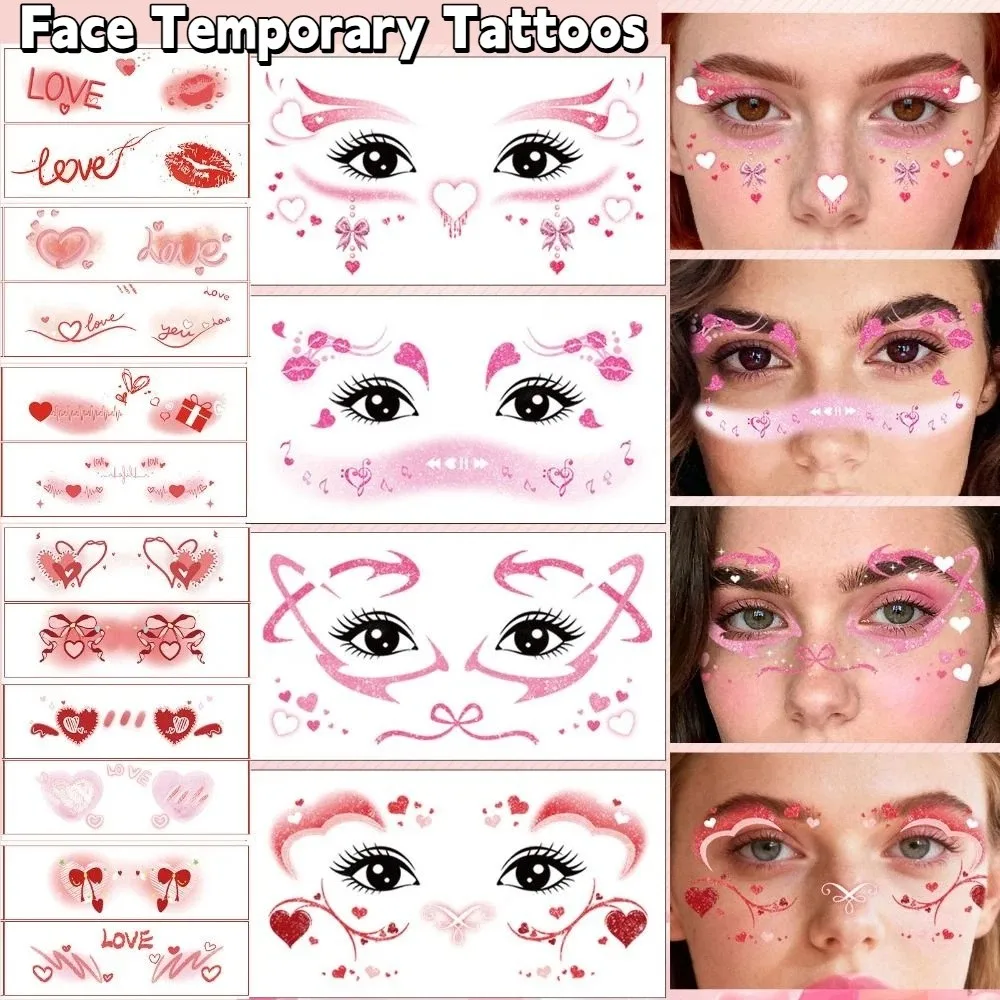 

Водостойкие наклейки-румяна с эффектом веснушек, долговечные временные татуировки для лица, одноразовые наклейки для макияжа, для парков развлечений