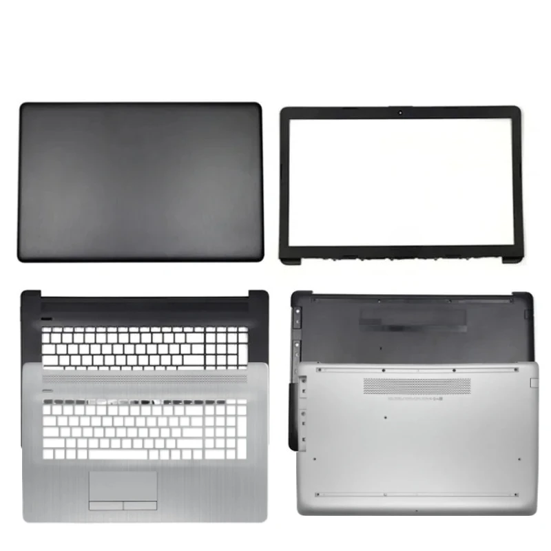 New For HP 17-BY 17-CA 17T-CR 17Q-CS 470 G7 LCD Back Cover Bezel Lid Top Palmrest Bottom Case Silver Black L22508-001 L22515-001