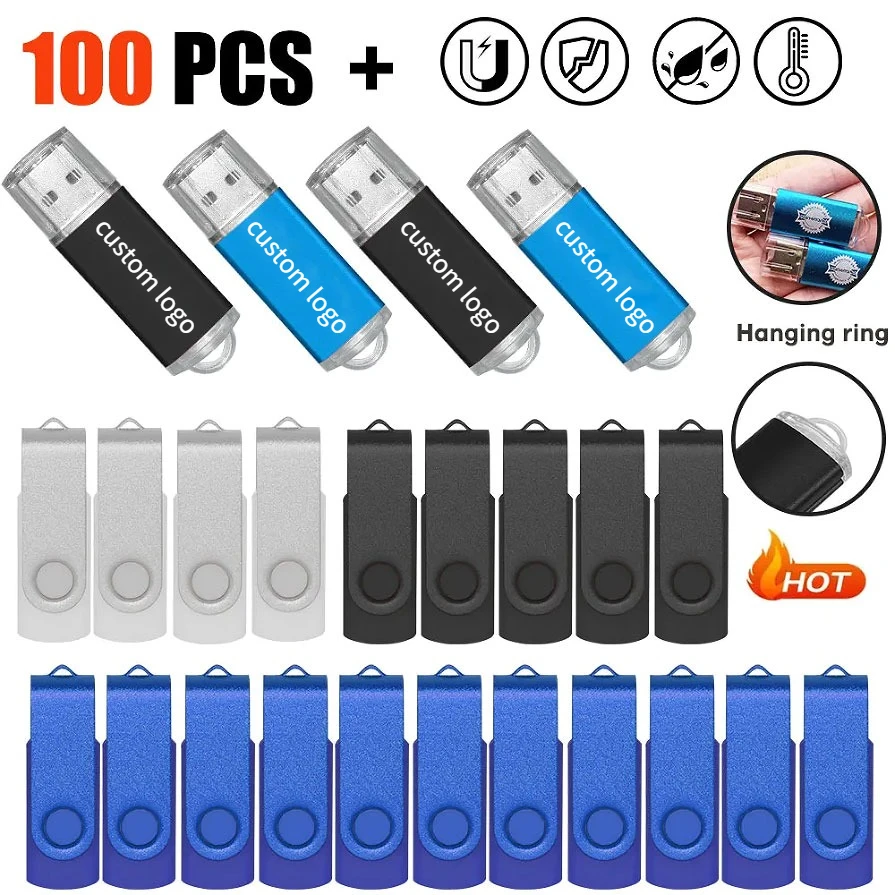 100PCS Custom Flash…