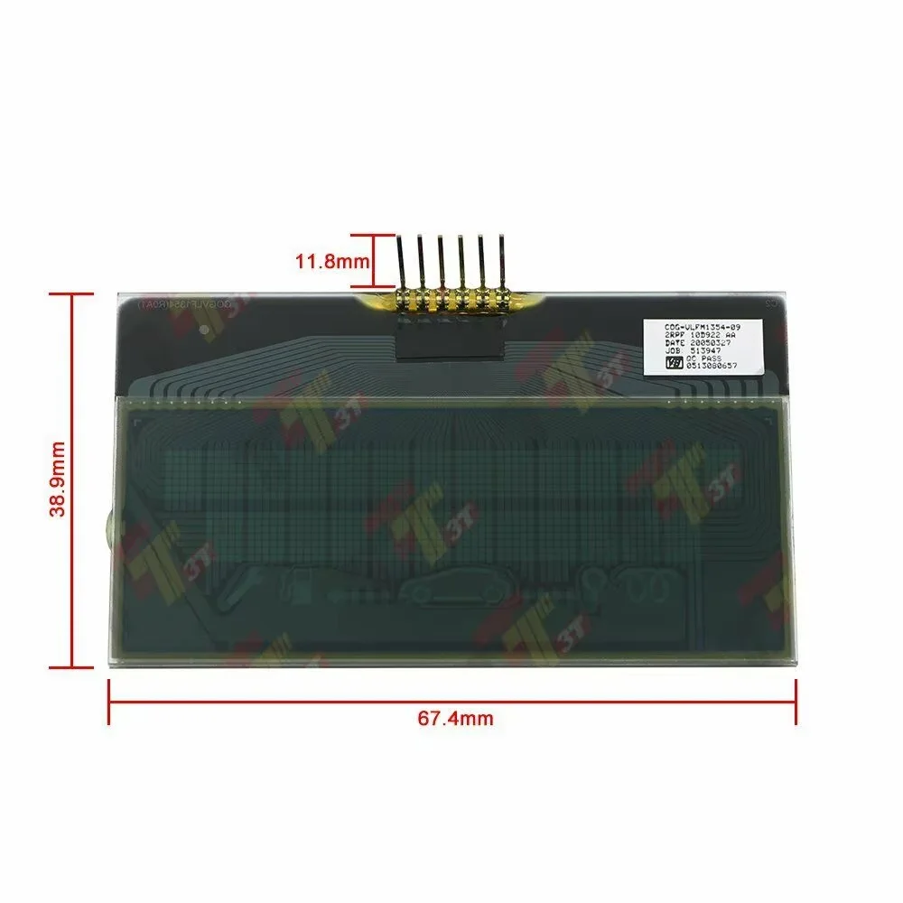 Armaturenbrett-LCD-Display für Renault Megane II, Clio III Instrumentencluster – Detail 3
