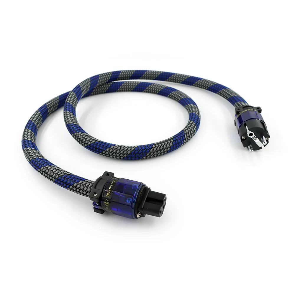 مضخم صوت عالي الدقة OCC AC عالي الجودة سلك طاقة مرشح DAC مع قابس مطلي بالروديوم FURUTECH F1-11M-N1
