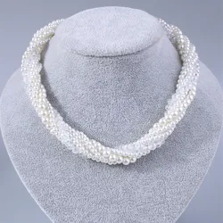 Choker Necklace Women Imitation Pearl Jewelry Beads Necklaces Multilayer Collier Femme Bijoux Chunky Necklaces