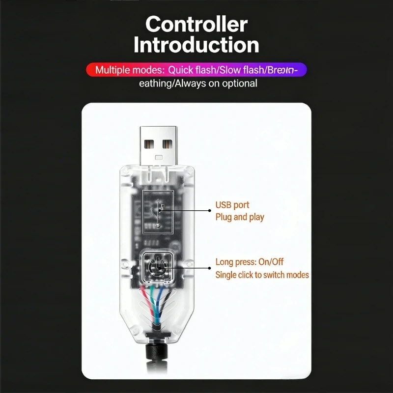 A2UC Car LED Decorative Eye Light With Changeable Designs For Custom