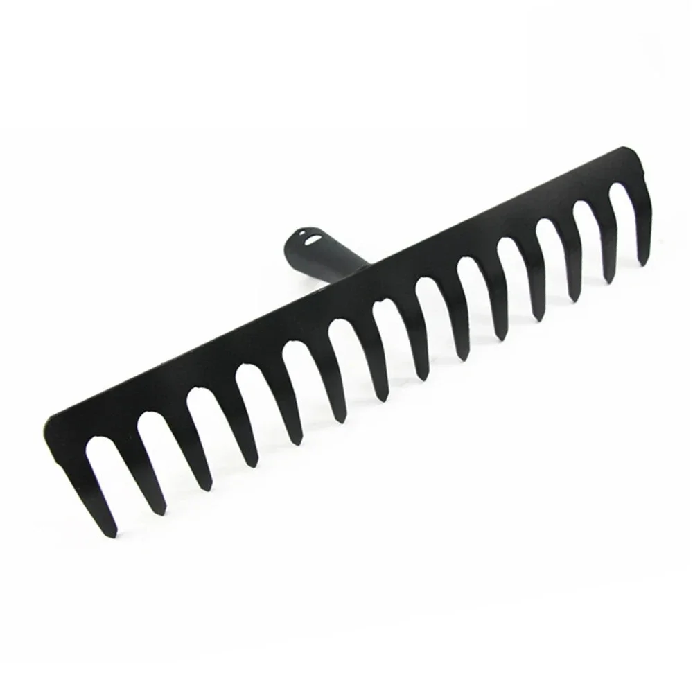 Farming Rake Stainless Steel Rake 14-Tooth Hay Deciduous Rake Pine Soil Rake Garden Gardening Tools Agricultural Farm Tools