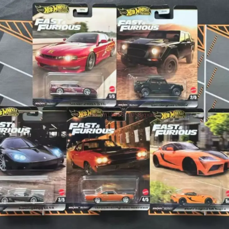Genuino Hot Wheels Hnw46 Veloce e Furioso 2025-2026 Serise 1/64 Mitsubishi Auto Pressofuso Modello Collezione di Auto Giocattoli Regali A Sorpresa