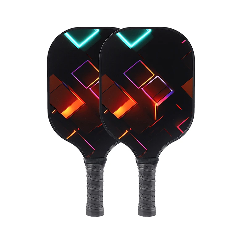 GojoyLiu Fashion Style Fiber Glass Pickleball Paddles Competition standards Lightweight Racquet Indoor and Outdoor Exercise